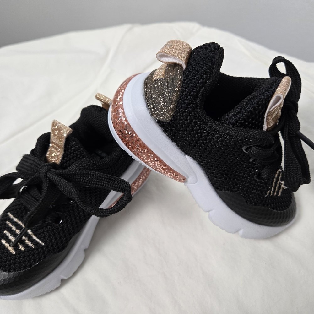 3 For $60.  Primark Black and Rose Gold Kids Sneakers Little Girls Size 4